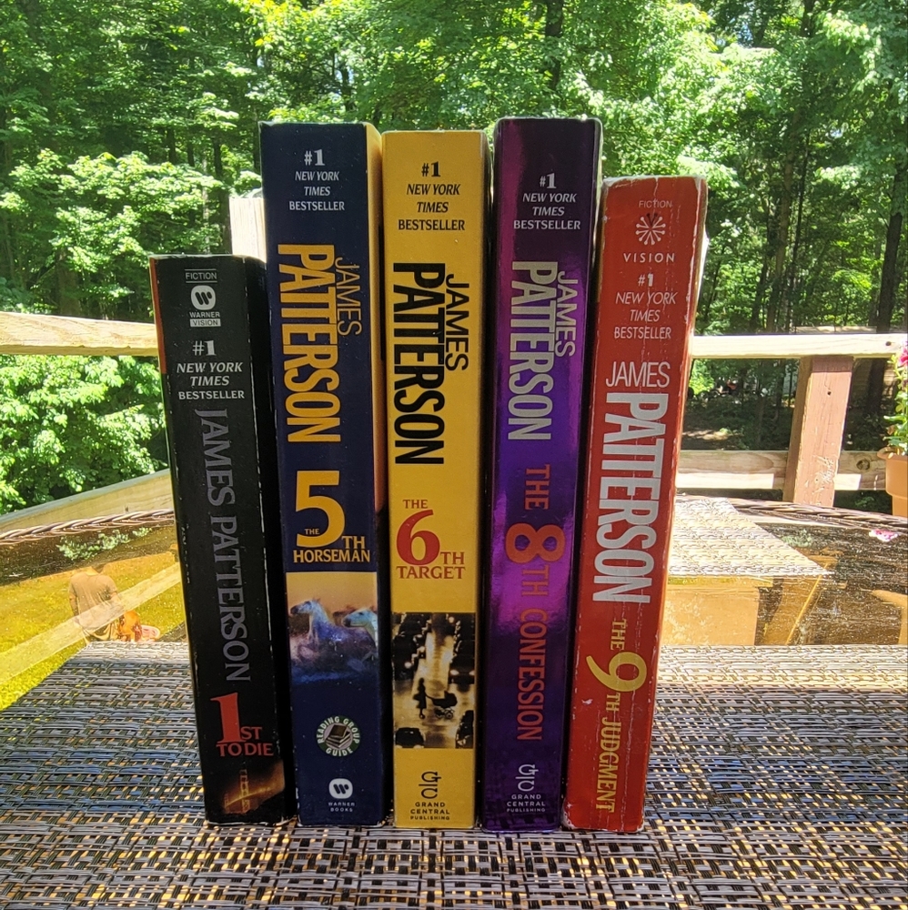 Lot of 5 James Patterson Books